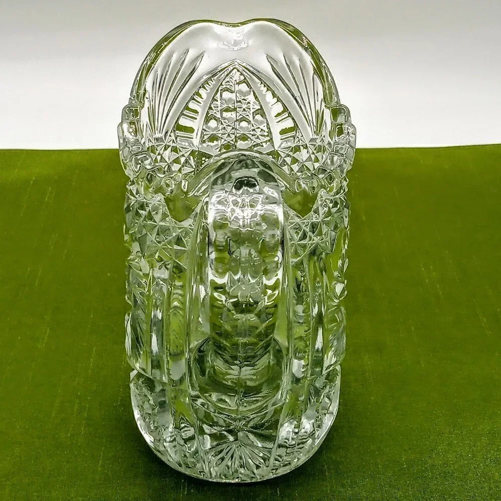 Antique US Glass Comet In The Stars EAPG Crystal Pitcher